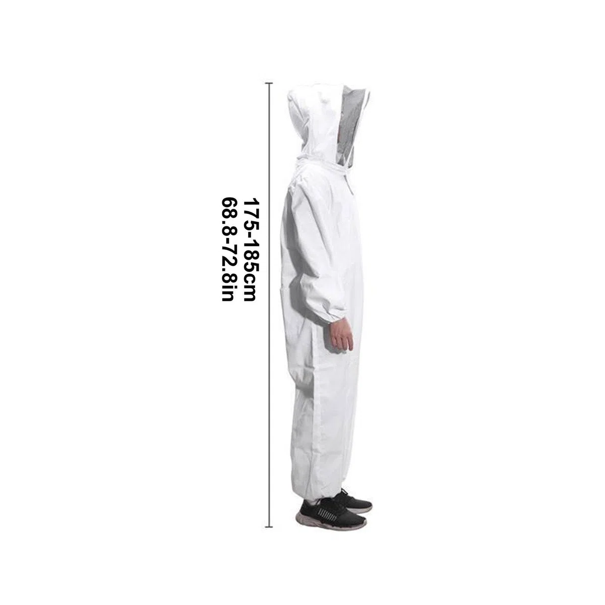 Traje de Apicultura Ventilado, Traje de Apicultor Profesional con Velo, Ropa Apicultura Protección Cuerpo Completo Transpirable, Traje de Abejas para Apicultura Anti Avispas Equipo Hombres Mujer