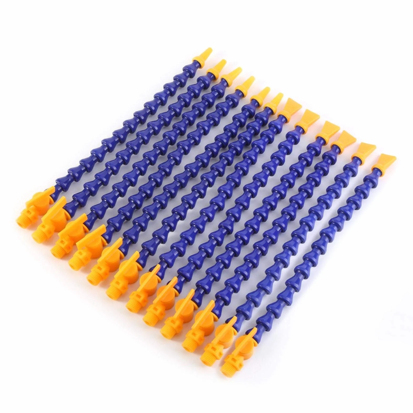 Máquina CNC de boquilla de tubería de refrigerante, 12 piezas de manguera de tubería de refrigerante de aceite de agua flexible de plástico para fresado de torno Máquina CNC Maquinaria hidráulica y si