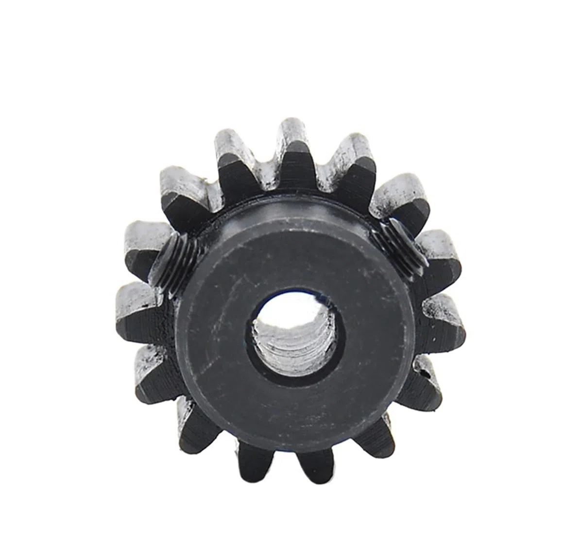 Engranajes helicoidales industriales 1 Uds 1,5 módulo engranaje recto 1,5 M-15T ~ 60T tamaño del orificio de acero al carbono 7 ~ 25mm engranajes accesorios de transmisión de dientes del Motor(20 Teet