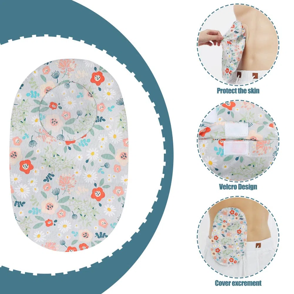 Funda para bolsa de ostomía, fundas elásticas para bolsa de colostomía, bolsa universal de soporte para estoma de ileostomía