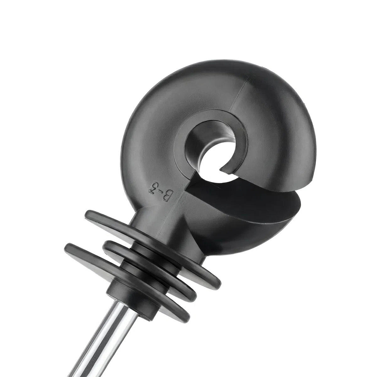 25 Piezas Aisladores de Anillo con Tuercas, Aislador para Madera, Cuerda, Valla Pasto y Valla Eléctrica, Longitud Total 145 mm
