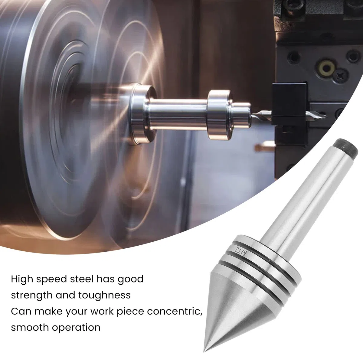 Accesorios de Contrapunto de Torno, Centro Vivo de Contrapunto de Precisión para CNC