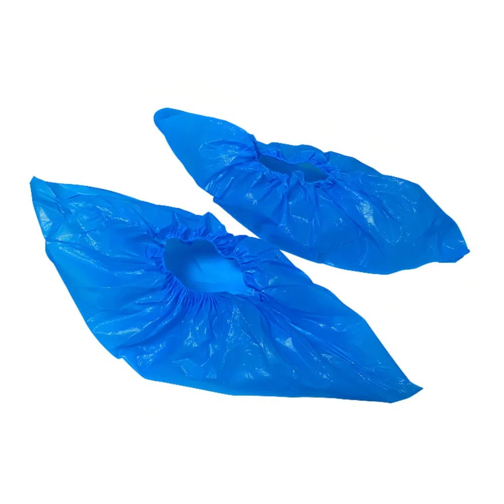 300 Piezas Cubrezapatos, Shoe Covers, CPE Cubrezapatos Desechables, Cubre Zapatos, Patucos Desechables, Calzas Desechable, Antideslizantes,Impermeables, Azul