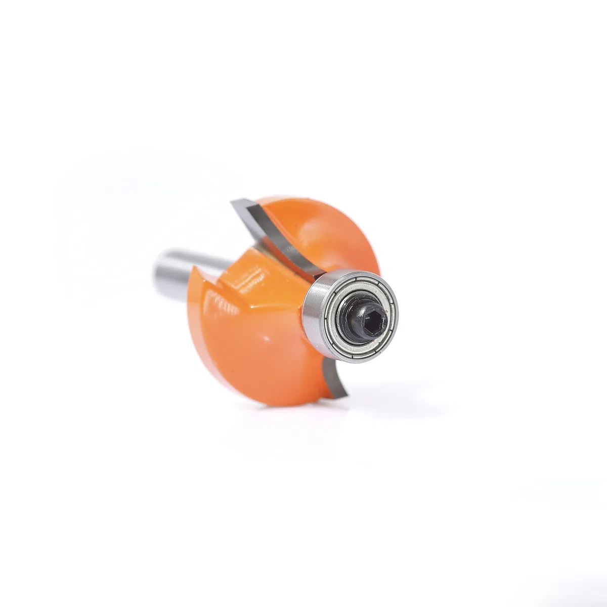 Fresa redondeada de 8 mm, vástago redondo, fresa estándar de radio de 8 mm, fresadora redondeada para fresadora de cantos/mesa de fresado (diámetro de 8 mm, R8)