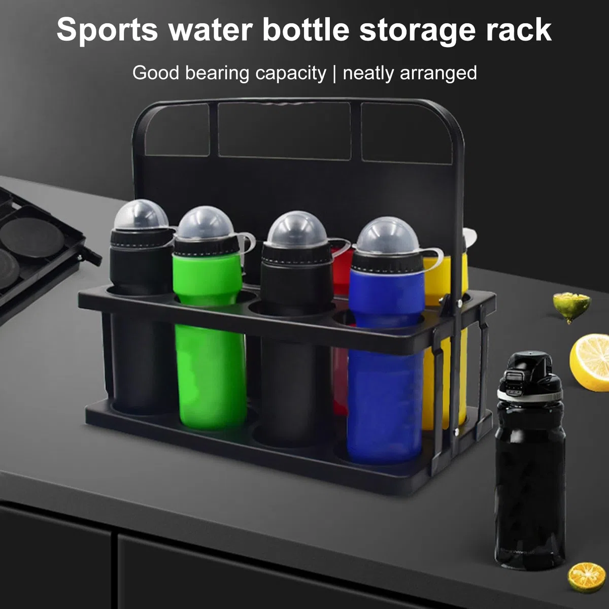 Portador de cerveza, estante portátil para cerveza | Caja portátil para botellas de bebidas | Paquete de 8 portadores de cerveza reutilizables, cajas plegables para servir y almacenar con asa, cubos d