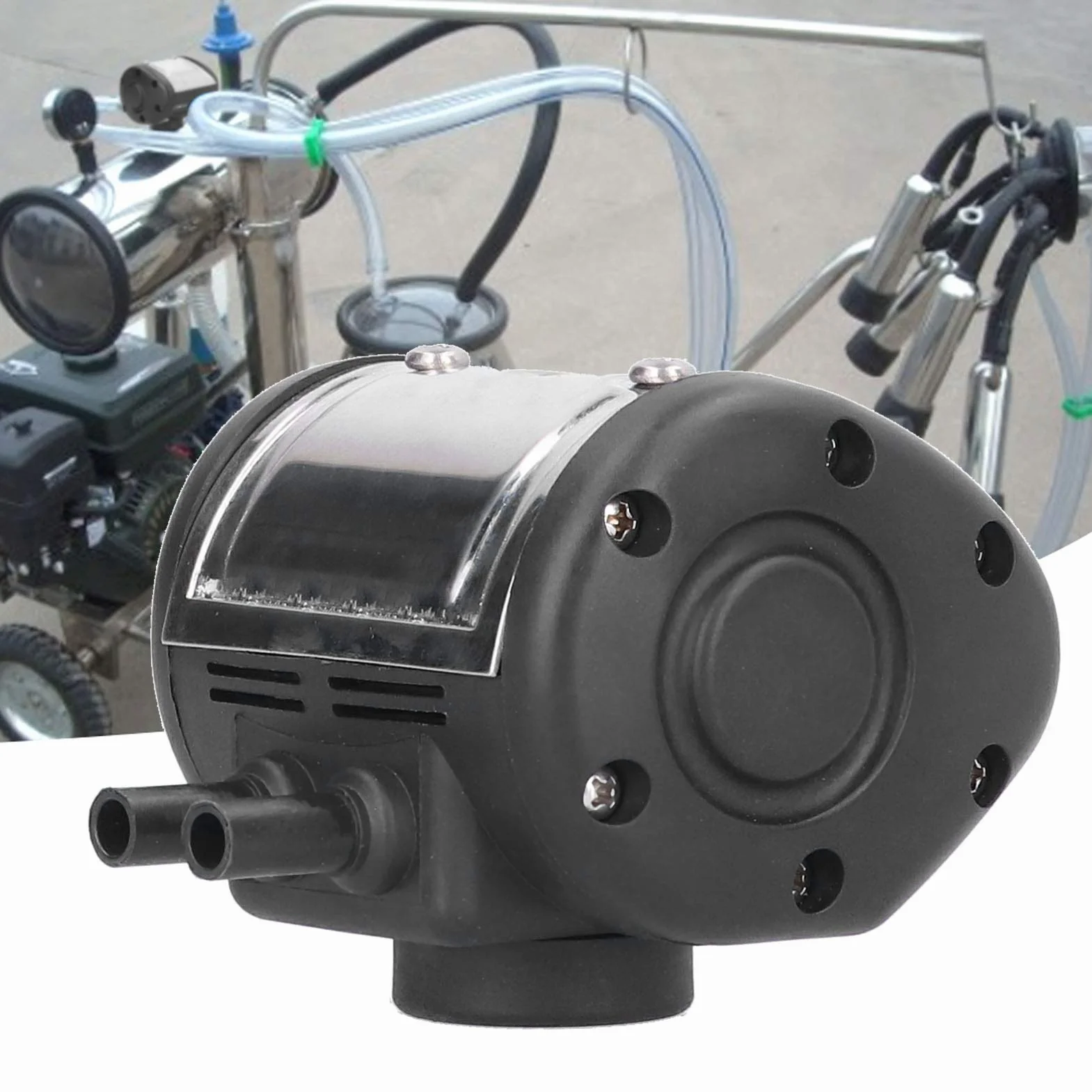 Pulsador de máquina de ordeño, 2 salidas de plástico reutilizables Pulsador universal para ordeñadora de vacas y ovejas Máquina de ordeño Equipo agrícola