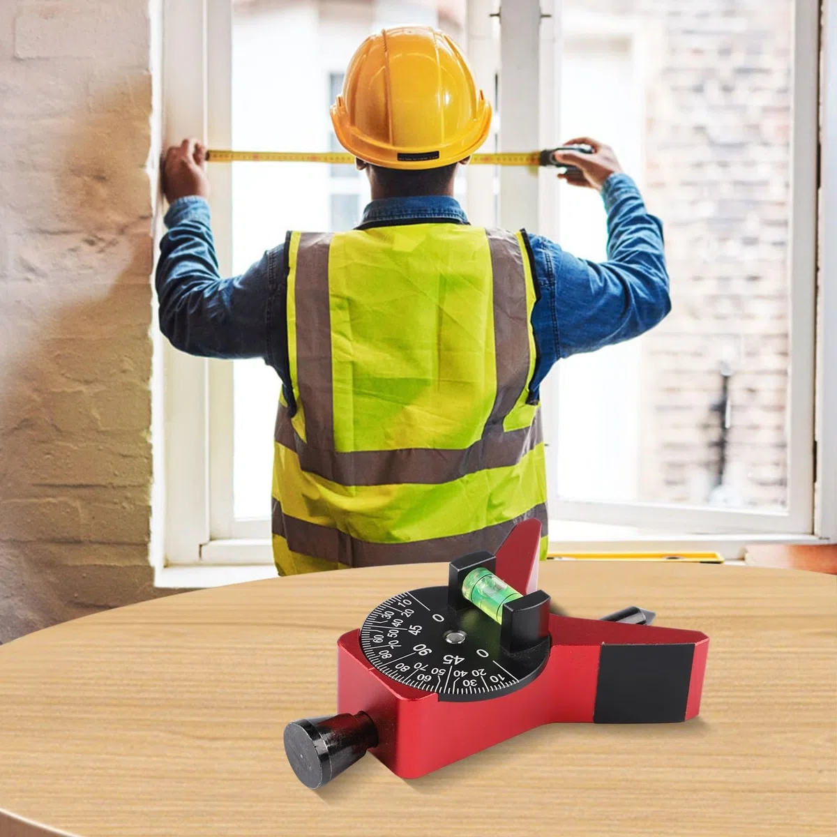 Herramienta de búsqueda central de tuberías, transportador de burbujas ajustable con imanes fuertes para medidor de esfera, dispositivo de alineación de tubos en forma de Y de aluminio anodizado para