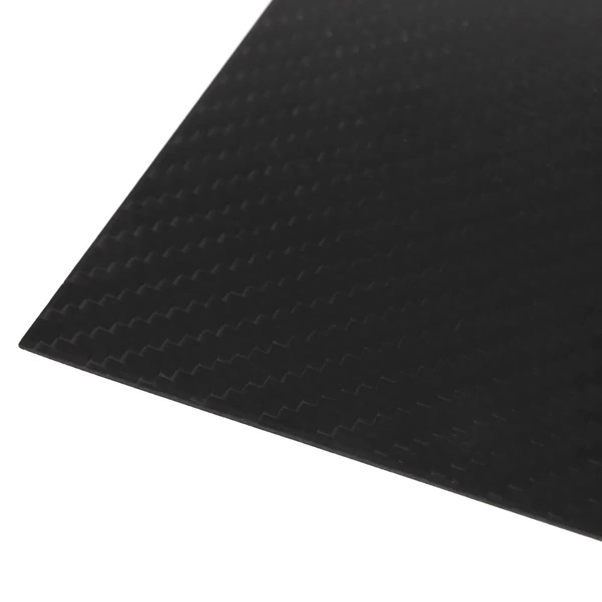 OTOTEC - Placa de fibra de carbono 3K, grosor de 0,5 a 2 mm, carbono, negro, 0.5mm