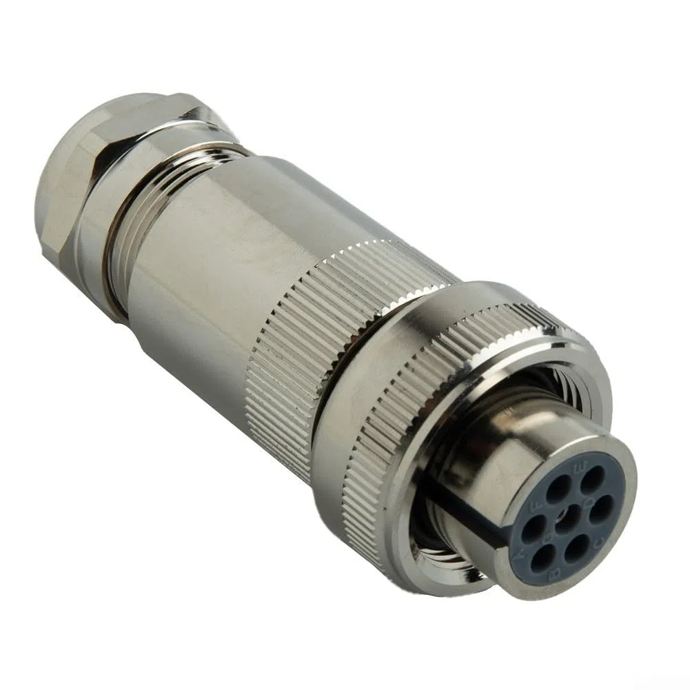 Conector de enchufe de 7 pines para REXROTH para MOOG para VICKERS para válvula proporcional PARKER, Válvulas hidráulicas, Conectores de enchufe de válvula servos