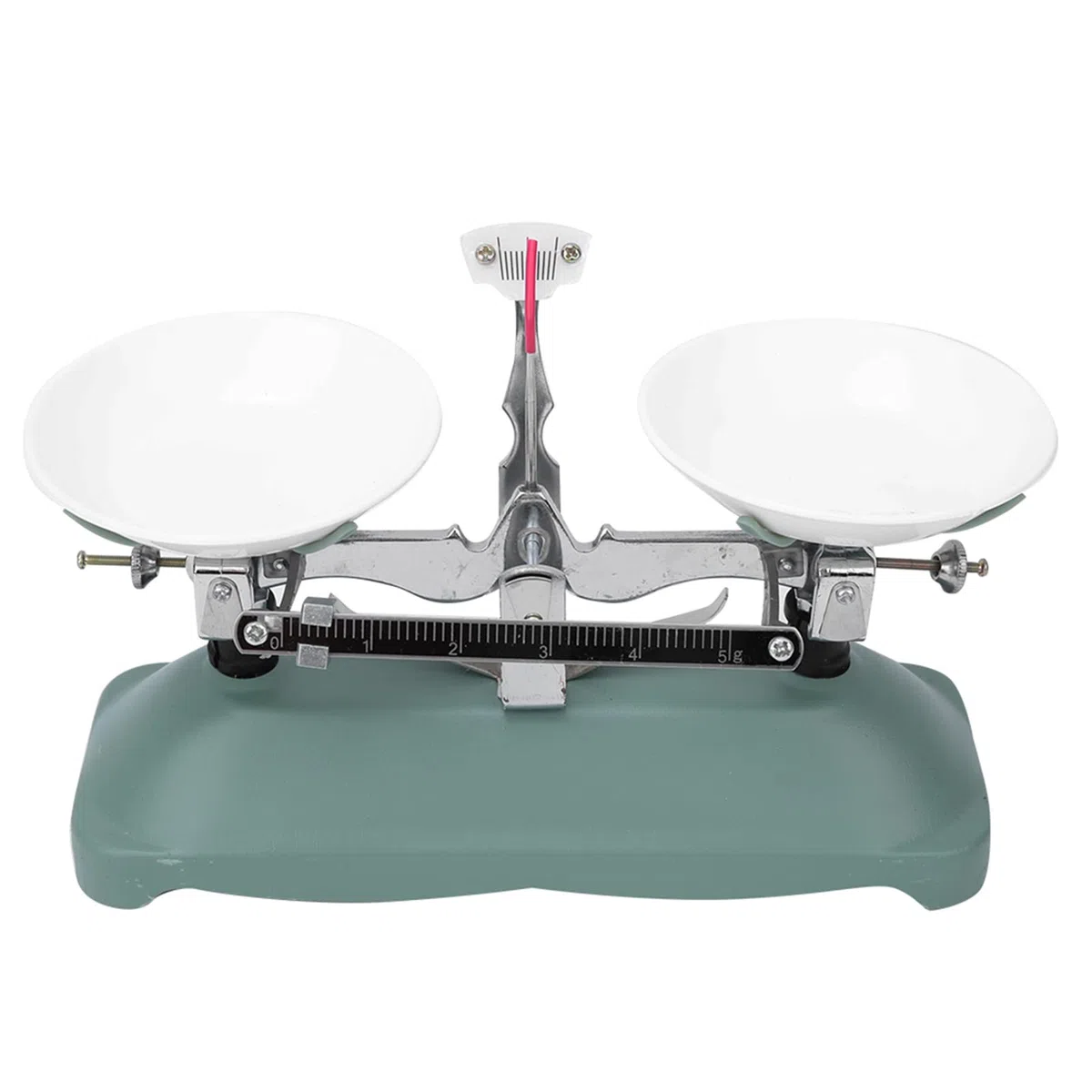 Juego de Báscula de Equilibrio de 500 G/100 G, Báscula de Bandeja Mecánica con Kit de Peso para Accesorio de Experimento Físico de Química (100 gramos)