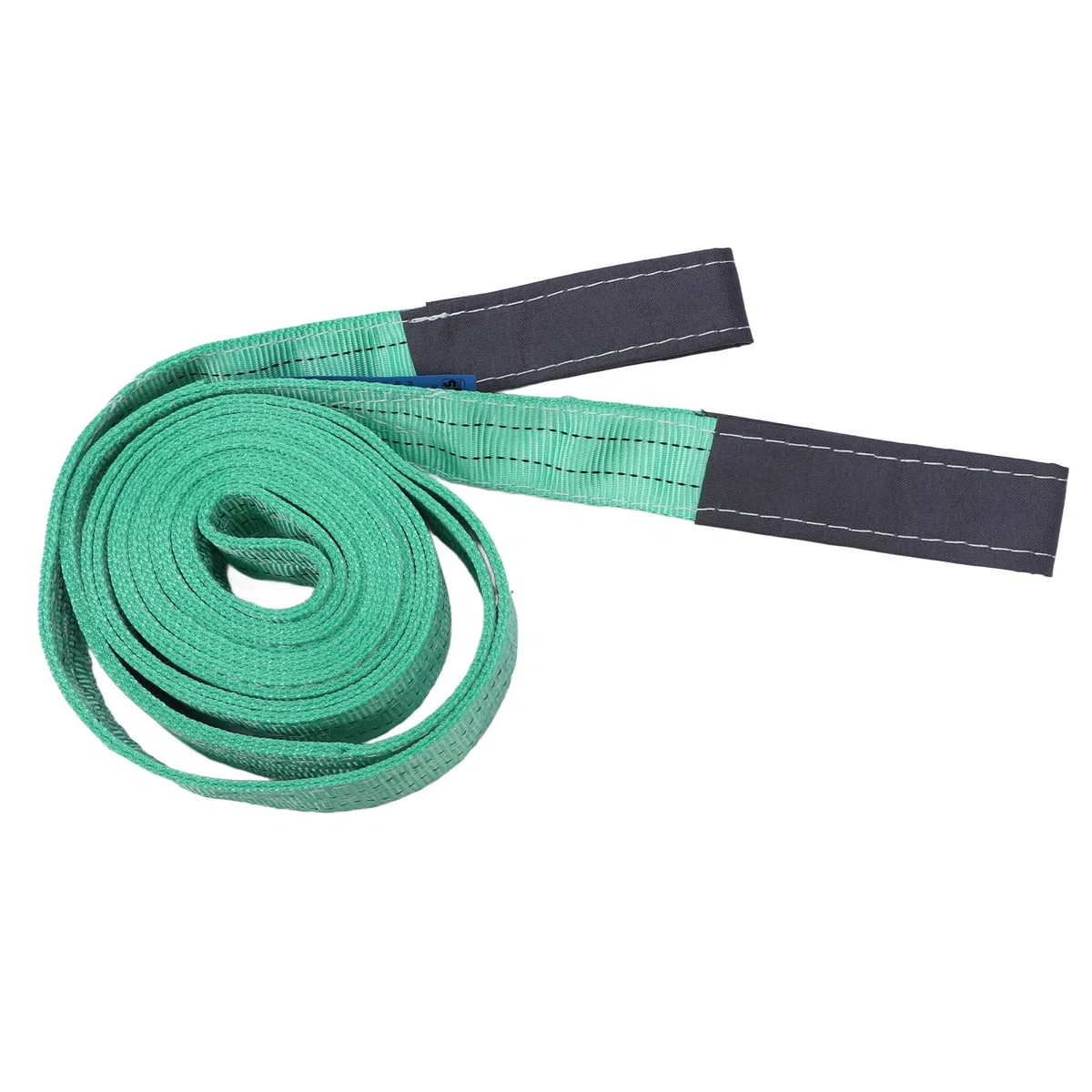 Lift Sling Strap, 2.2in 19.69ft 2T 4409LB Eslingas de Elevación de Poliéster de Alta Resistencia Heavy Duty Reinforced Loop Industrial Lifting Straps para Transporte, Energía,