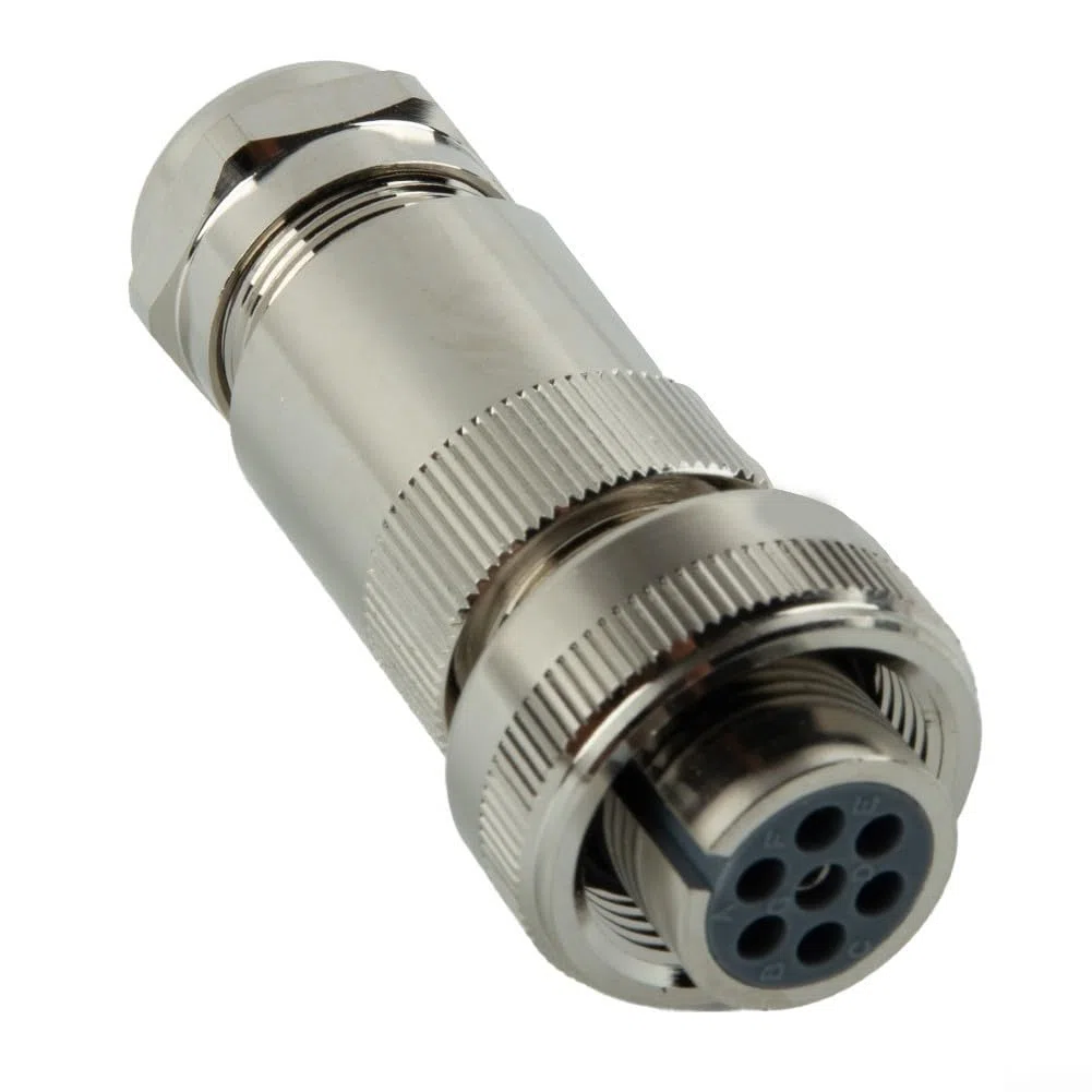 Conector de enchufe de 7 pines para REXROTH para MOOG para VICKERS para válvula proporcional PARKER, Válvulas hidráulicas, Conectores de enchufe de válvula servos