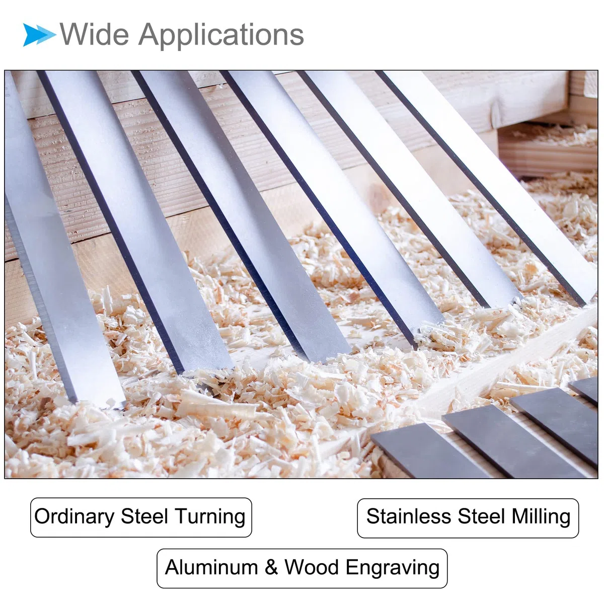 Herramienta Cuadrada Taladro, 10mm x 30mm x 200mm, Alta Velocidad Acero 4241 Torneado Herramienta - (Aplicaciones: para Torno Fresadora Máquina), 1 Unidad