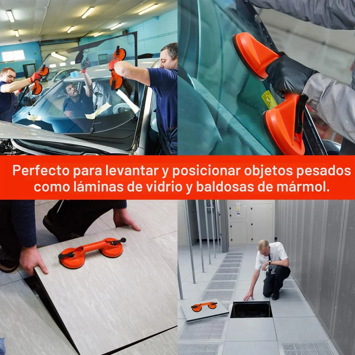 MOYKSRR Ventosas para Cristales, 2 x Mango Ventosa Doble, Elevador de Succión Resistente, Ventosa Mango con Capacidad de elevación de 100kg para Transportar Pesados, Vidrio, Pisos, Superficie Lisa