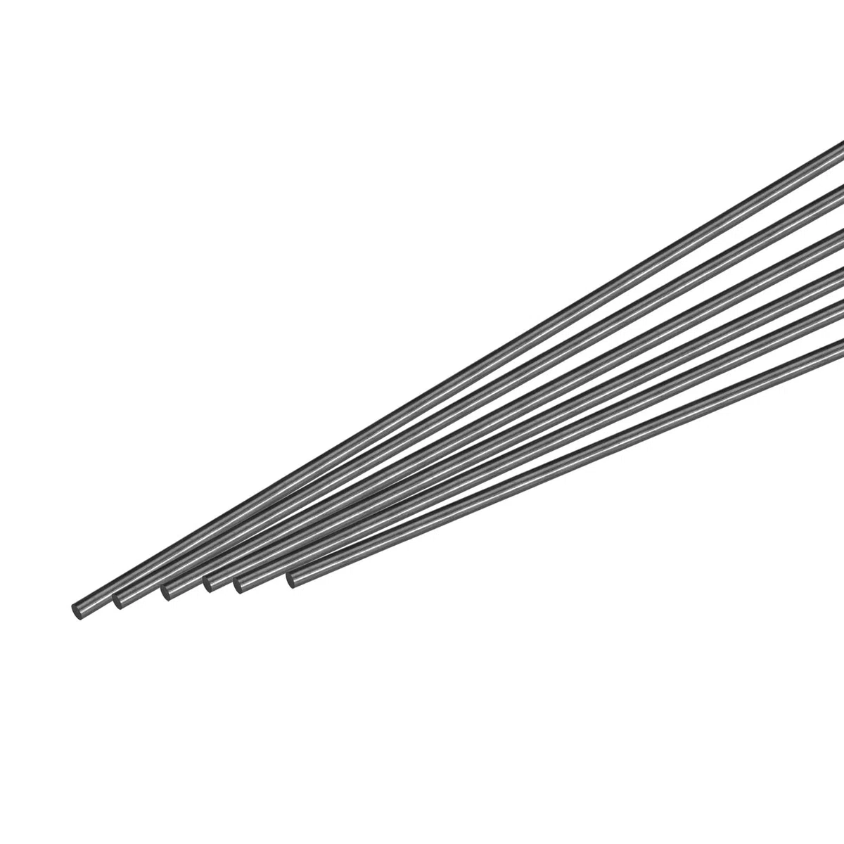 QUARKZMAN 15 Piezas de Varilla de Fibra de Carbono, 3mm x 400mm para Herramienta de Bricolaje de Aviones RC Tubo de Ala Brazo de Cuadricóptero