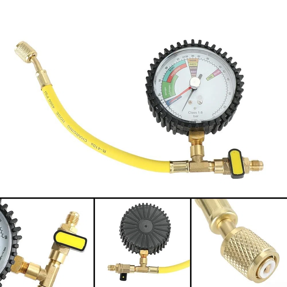 Comprobador de presión de nitrógeno, sistemas HVAC, herramientas de tabla de prueba de frío, aire acondicionado, prueba de retención de fugas de refrigeración