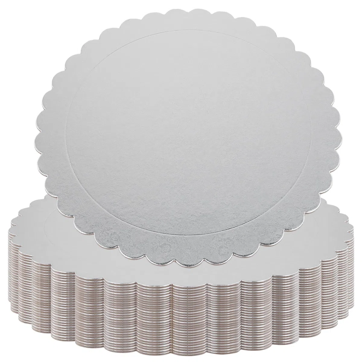 FUNSUEI 30 Bases para Tartas de 30 cm, Soportes Redondos para Pasteles en Caja para Transporte