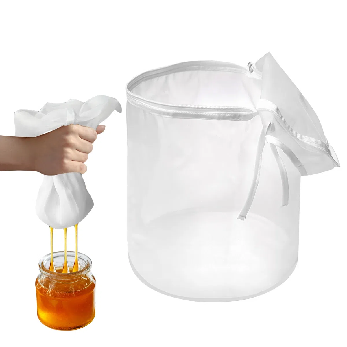 Golgner Bolsa de burbujas de 2 galones, 220 micras, kit de bolsas de extracción de esencias, bolsas de malla de burbujas, bolsa de filtro, bolsa con cremallera, para producción de extracción de