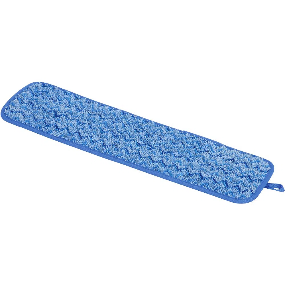 Rubbermaid Commercial Products Hygen - Almohadilla de microfibra para mopa húmeda, 45,72 cm, azul (FGQ41000BL00)