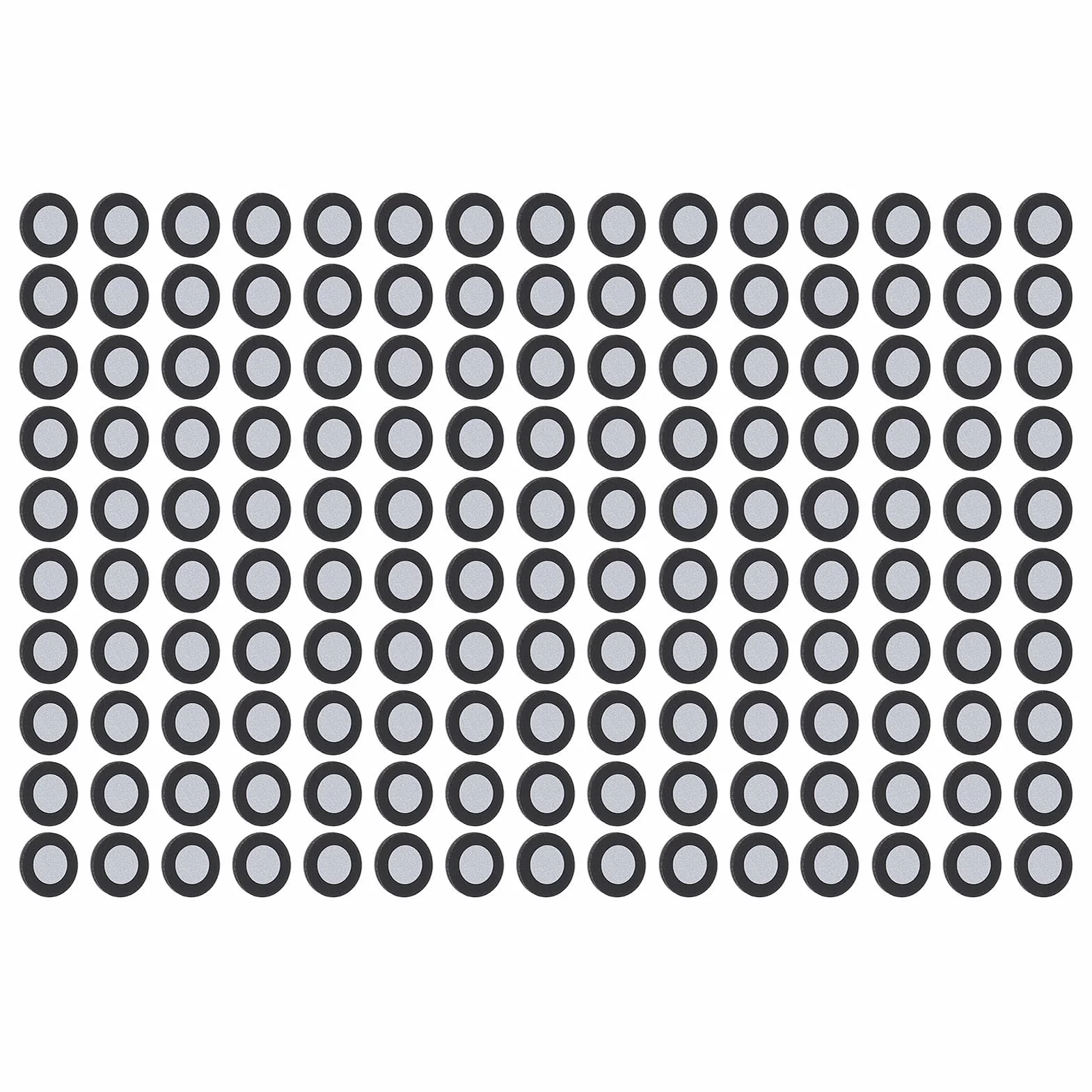 150 Marcadores Reflectantes Escaneo 3D Magnéticos Alta Reflectividad 6 Mm de Diámetro Interior 10 Mm para Posicionamiento Seguimiento Preciso Marcadores de