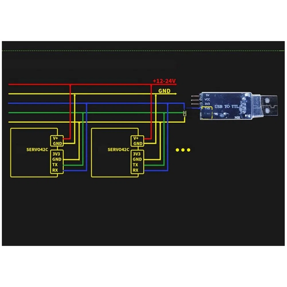 Servo42C 42 - Controlador de motor paso a paso con circuito cerrado CNC, extremadamente silencioso para accesorios de impresora 3D TMC2209 A