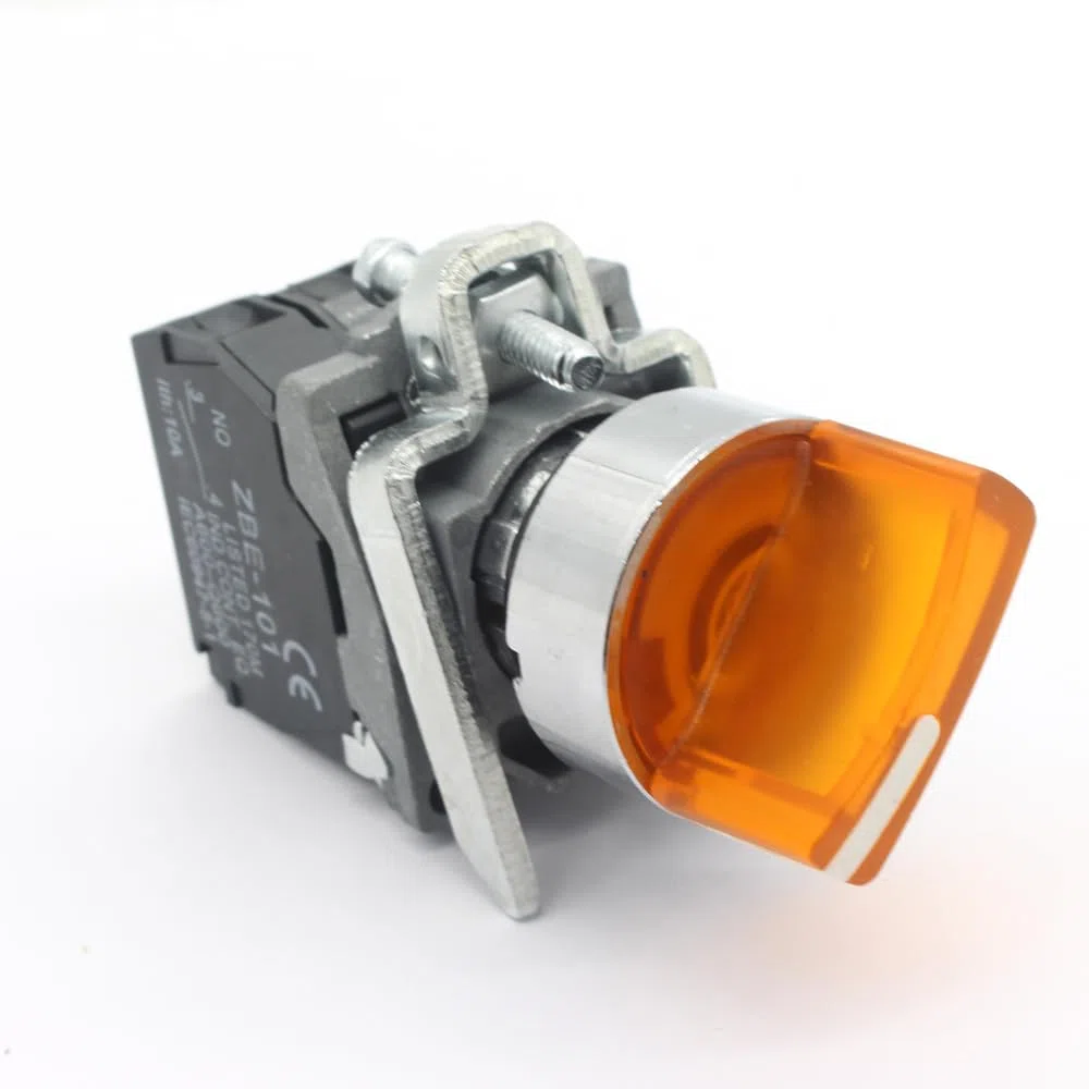 Interruptor de control XB4-BK25M1 220 V, pulsador LED de 2 posiciones/selector de manija estándar con luz Controls Switches