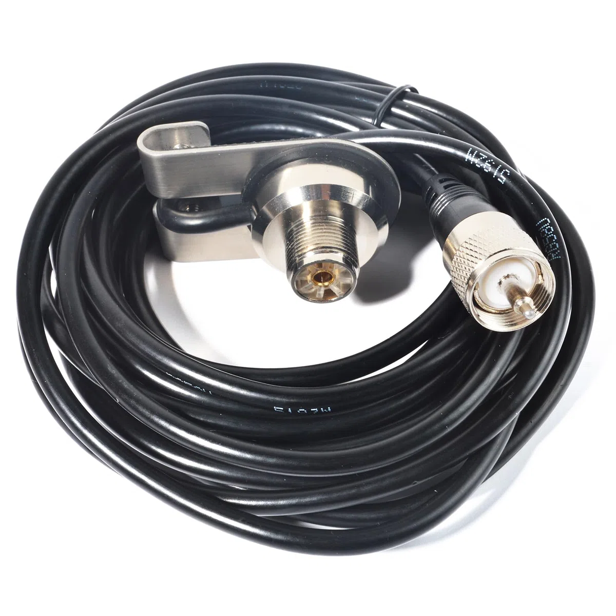 Soporte de radio universal SO239 (UHF hembra) a PL259 (UHF-macho) con cable coaxial RG58 de 4 m para radio Cb de mano/vehículo/radio móvil de coche