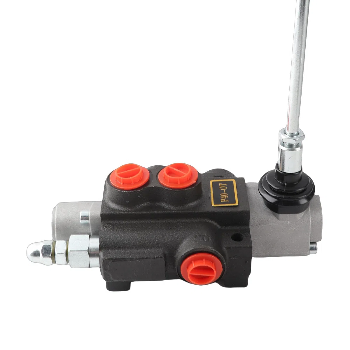 Válvula de Control de Flujo Hidráulico de Doble Efecto, Estable y Duradera, Alivio Ajustable para Accesorios de Tractor