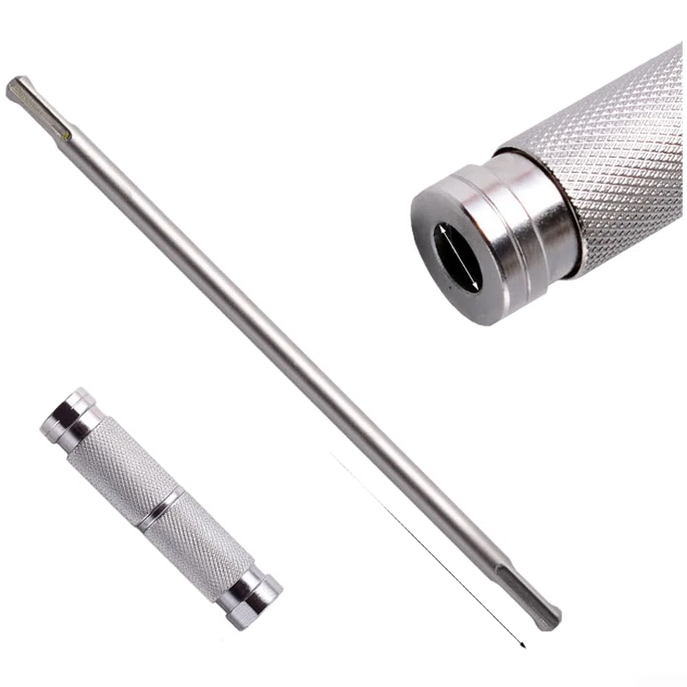 Para barra de extensión SDS Plus de 26 cm con adaptador de liberación rápida para taladro de martillo giratorio, diseñado para un bloqueo rápido de herramientas y compatibilidad con varios vástagos