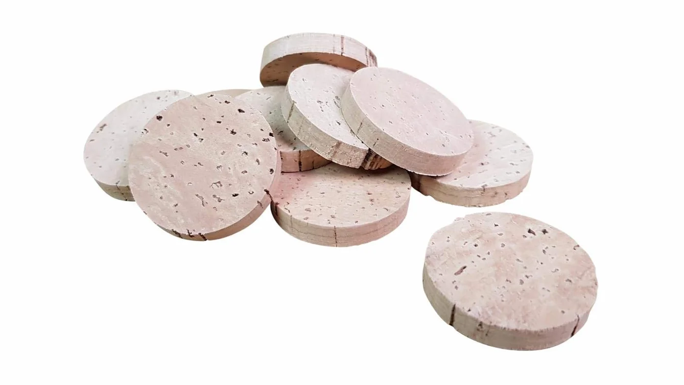 Discos de corcho de 35 mm x 6 mm en paquete de 20 unidades, placas de corcho natural para manualidades, decoración, modelismo y artesanía, material sostenible para manualidades de Portugal