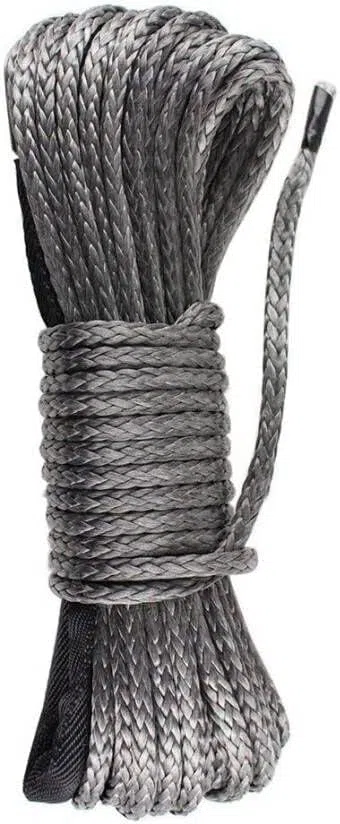 Cable de línea de cabrestante sintético de 5 mm x 15 m, Resistencia de 3,5 toneladas, para ATV, UTV, Quad, Dyneema SK78 plástico, 4x4, Offroad