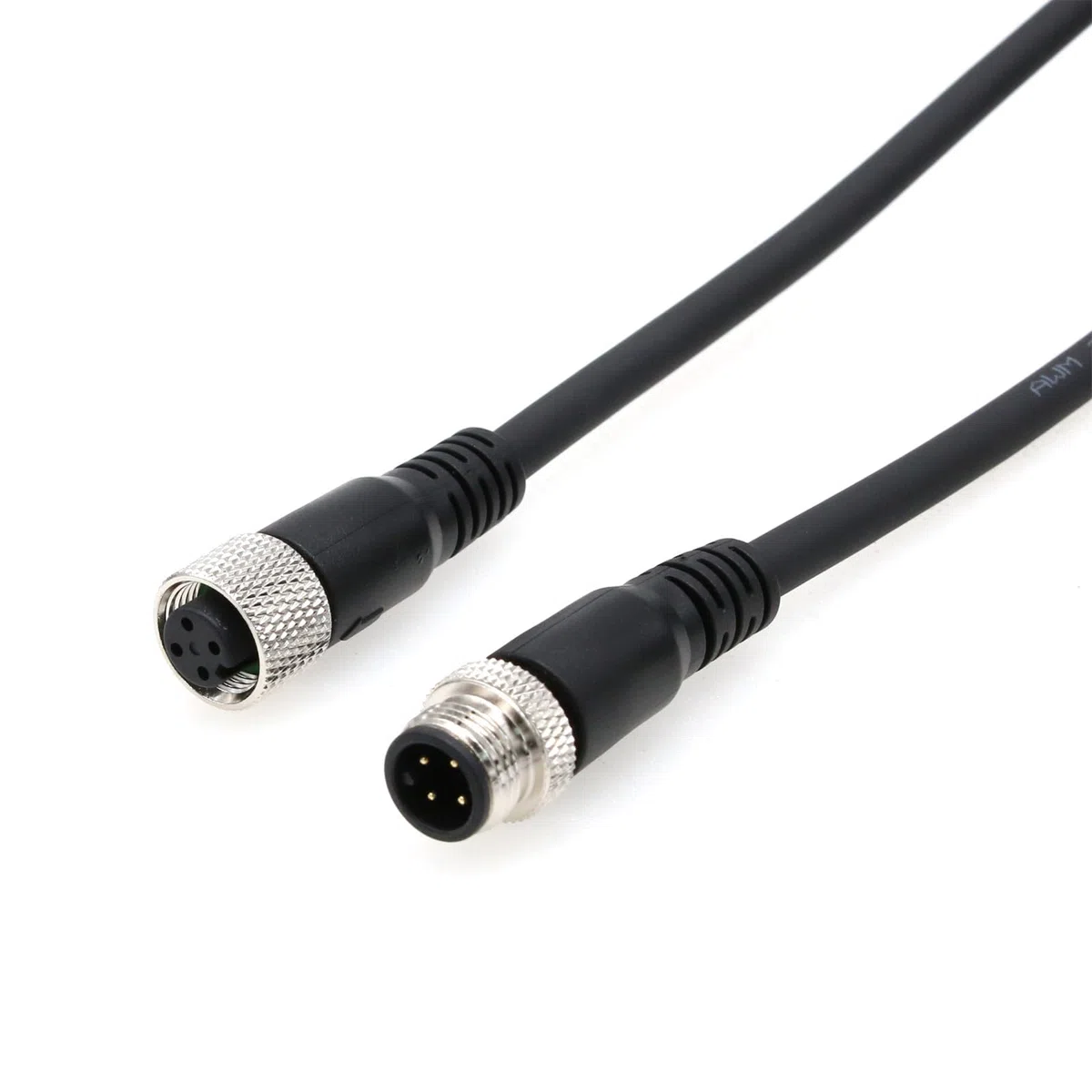 HangTon Actuador codificador lector de sensores M12 A codificado 4 pines macho hembra cable de extensión para automatización industrial, dispositivo de red DeviceNet, CANopen, IO Link, Profibus 4 m