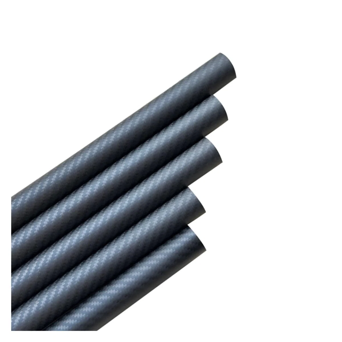 Varilla de Fibra de Carbono Tubo de fibra carbono 600 mm, compuesto dureza, tejido sarga mate Para uso industrial(8x6x600mm 1pcs)