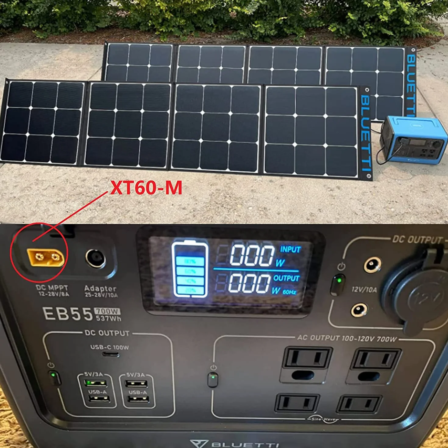 KFD XT60 a XT60 3m Cable de Extensión para Ecoflow Delta 2/River, BLUETTI Elite 200 100 30 V2 AC2A AC70 AC50B EB55, Anker SOLIX C300 C1000 757 767 Portable Power Station Solar Generator Charging Cable