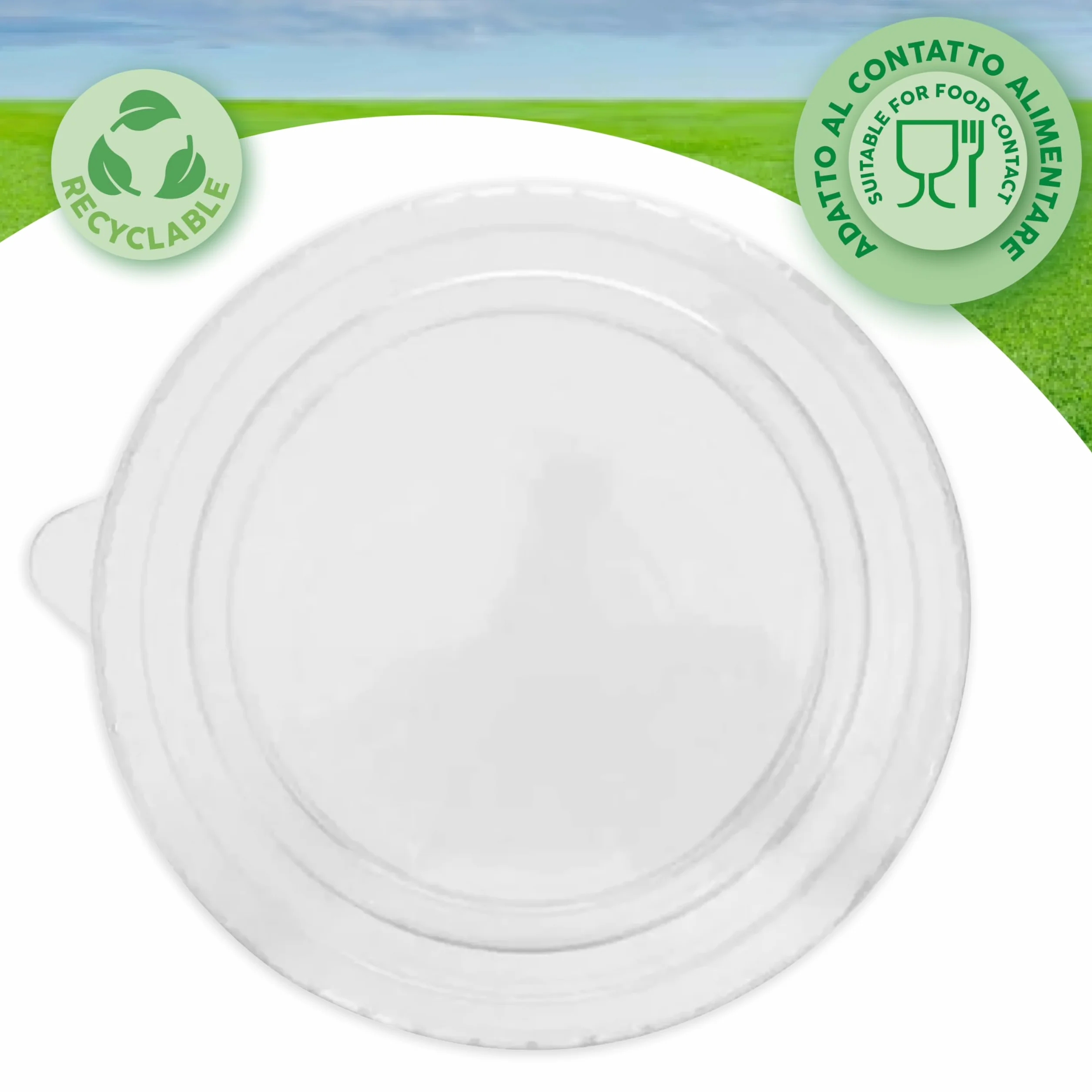 50 cuencos de papel de 1000 ml con tapa, recipiente contenedor de cartón ecológico compostable biodegradable para llevar comida comida comida poke desechable diám. 14,8 cm