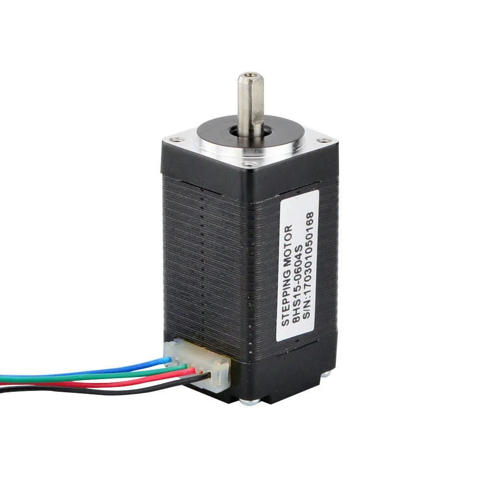STEPPERONLINE Nema 8 Motor paso a paso Bipolar 1.8 deg 4 Ncm 0.6 A 20 x 20 x 38 mm 4 cables para impresora 3D, máquina CNC