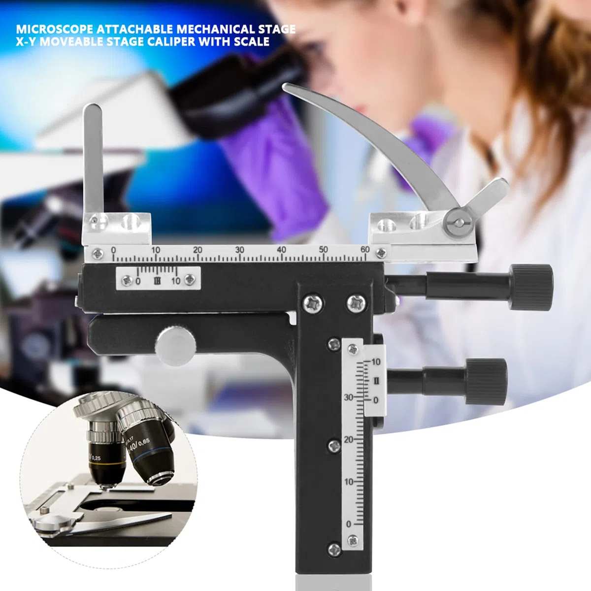 Plataforma de Accesorios para Osciloscopio con Platina Móvil GS04059: Soporte Deslizante de Precisión para una Experiencia de Exploración Mejorada