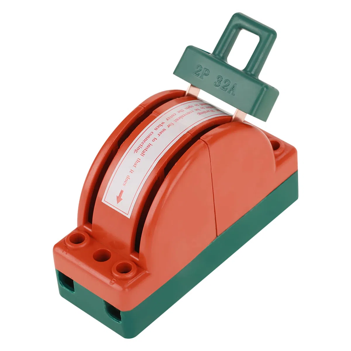 Paquete de 2 Interruptores de Desconexión de Seguridad de Cuchilla Doble de 2 Polos, 32 A, CA, 220 V, para Conmutación de Alimentación Segura