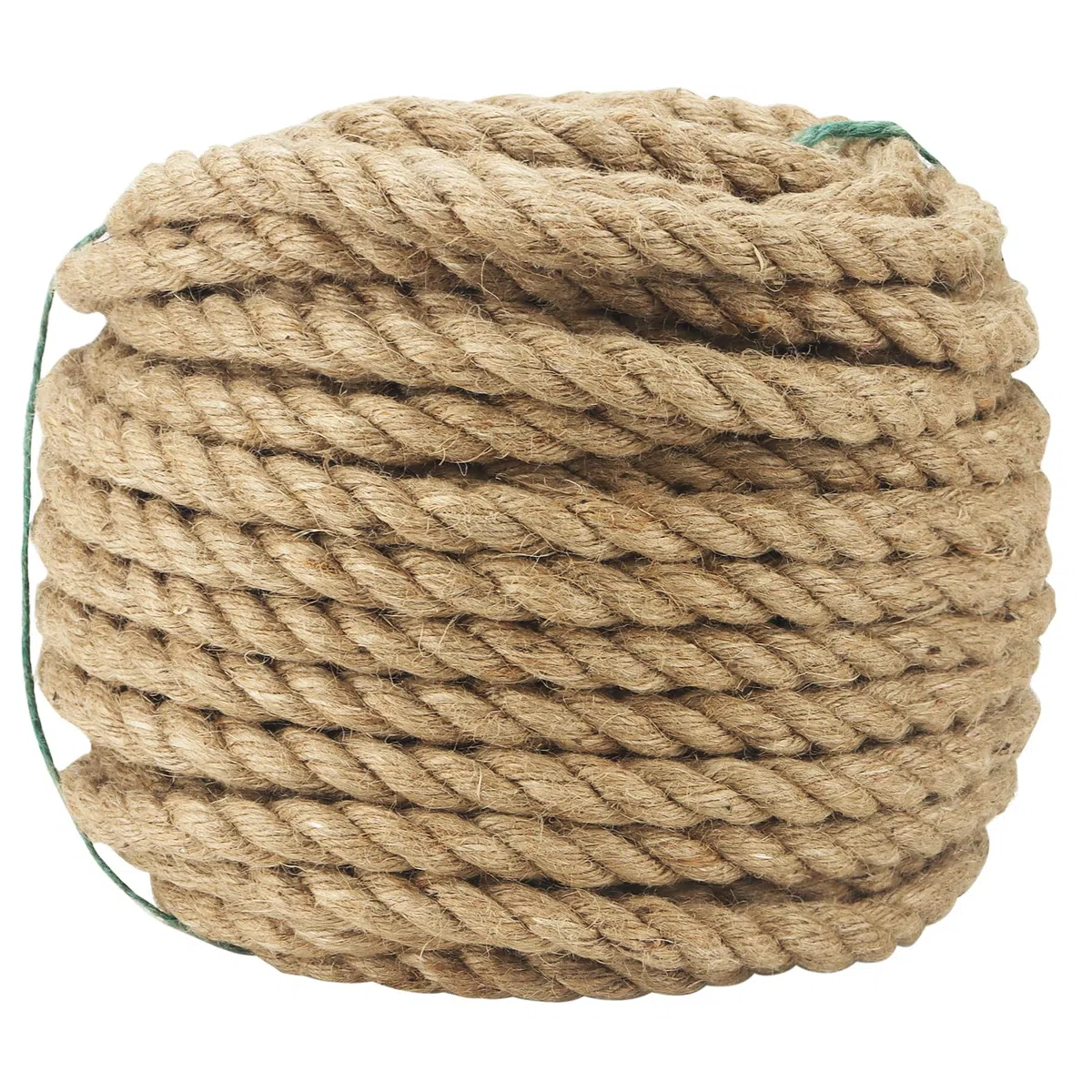 JOIKIT Cuerda de yute natural de 12 mm x 30 m, cuerda de cáñamo trenzado de 98 pies, cuerda de yute trenzada para colgar, manualidades, decoración