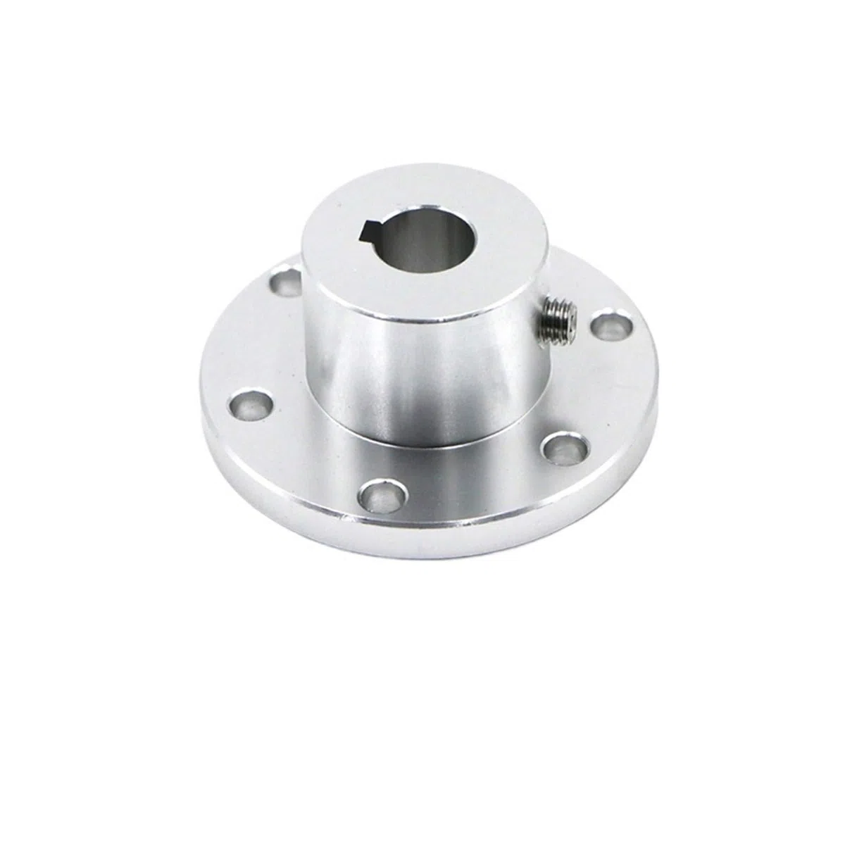 Conector de Acoplamiento de Brida rígida, Acoplamiento de Brida de Acoplamiento de Alta Resistencia con Ranura for chaveta de 5, 6, 8, 10, 12, 14, 15, 16 y 18 mm(A 10mm Keyway)
