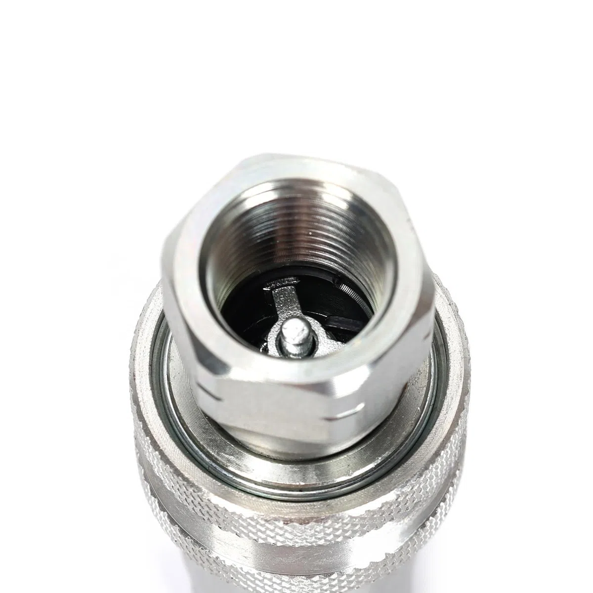 1Set Conjunto De Acoplador De Conexión Rápida Hidráulica NPT 3/8 Adaptador De Enchufe De Montaje De Tubería Hembra Adecuado Para Equipos Forestales Y Agrícolas De Construcción