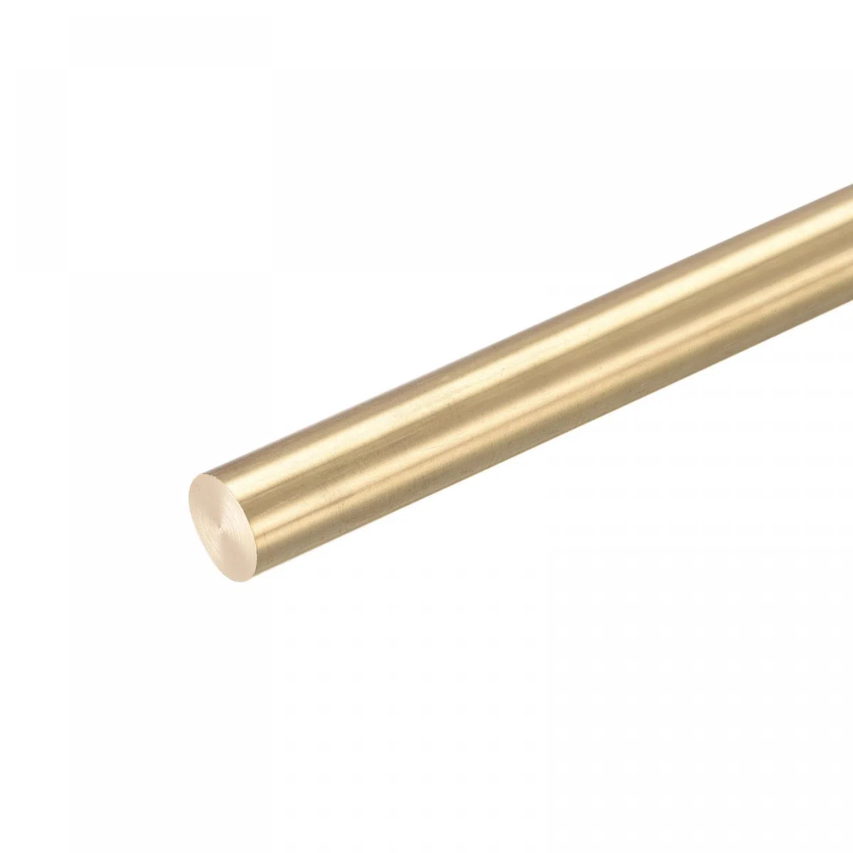 sourcing map Latón Varilla, Latón Sólido Redondo Varilla 12mm Diámetro 300mm Largo Torno Barra Material para RC Modelo Bricolaje Artesanía 1 Pieza