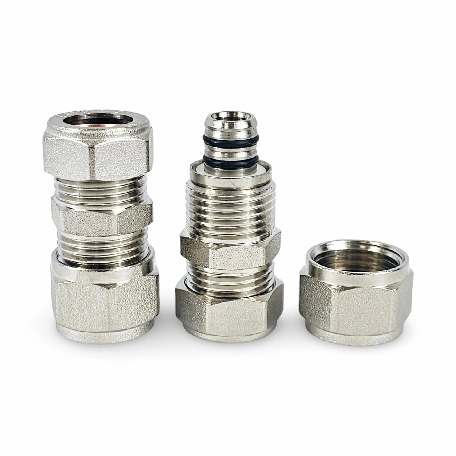 Lote de 5 accesorios reductores de manguera de 16 mm a 15 mm de cobre y plástico