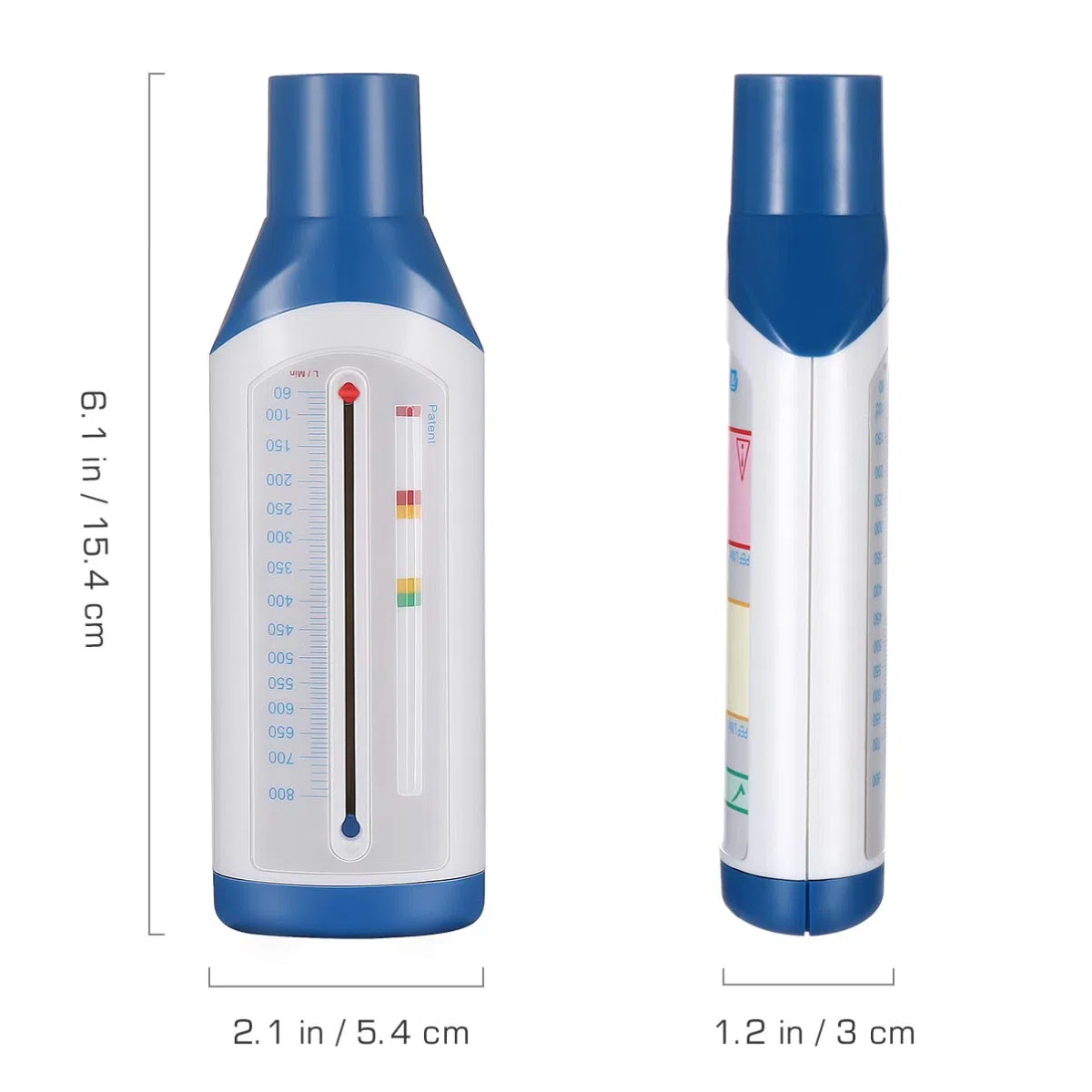 ULTECHNOVO - Medidor de flujo espiratorio de flujo máximo personal Espirometría - Dispositivo de recuperación de función pulmonar para adultos