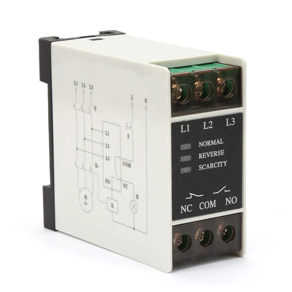 Relé de Monitoreo de Voltaje Mini TG30S Trifásico Protección contra Rayos Protector de Secuencia de Fase Proyectos de Electrónica de Construcción para Aplicaciones Industriales