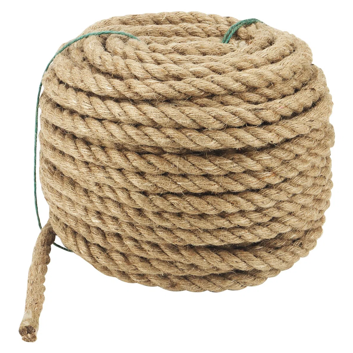 JOIKIT Cuerda de yute natural de 12 mm x 30 m, cuerda de cáñamo trenzado de 98 pies, cuerda de yute trenzada para colgar, manualidades, decoración