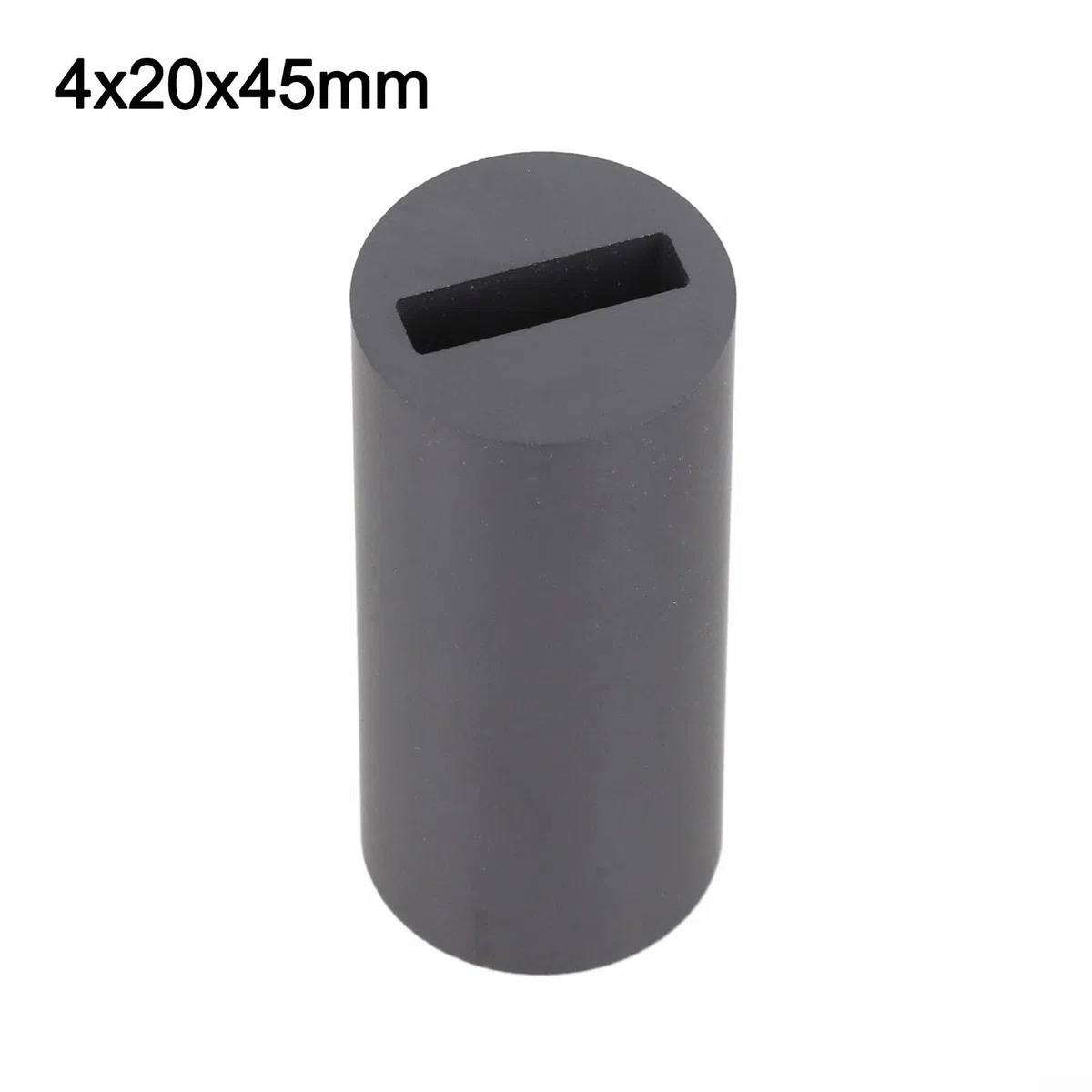 Boquilla de carburo de boro, 4 x 20 cuadrados de boca plana B4C, pieza de chorro de arena, accesorio de repuesto profesional para máquina de chorro de arena (4 x 20 x 45 mm)