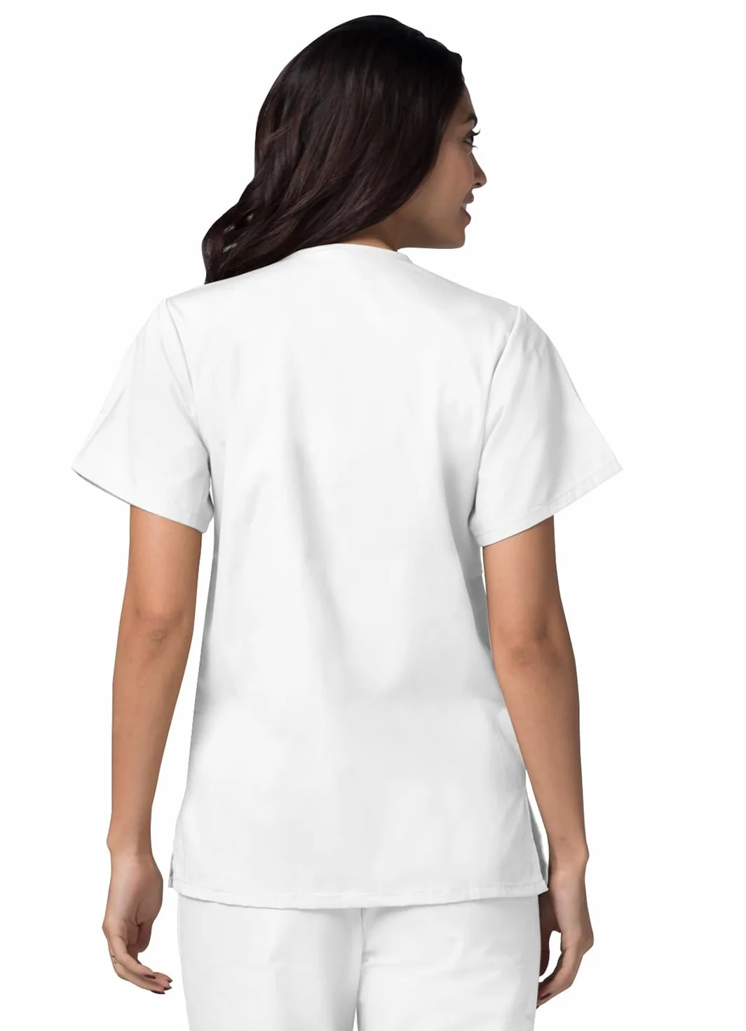 Adar Uniformes médicos para Mujer - Casaca Sanitaria Frontal a presión