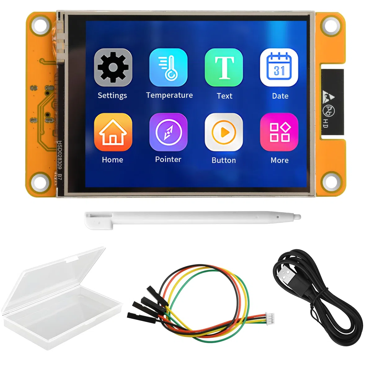 diymore Pantalla ESP32 de 3.2 Pulgadas, para Placa de Desarrollo ESP-32 WiFi Bluetooth, Controlador ST7789P3, Pantalla LCD de 240 x 320, módulo TFT Inteligente, Pantalla táctil, conectividad IoT de
