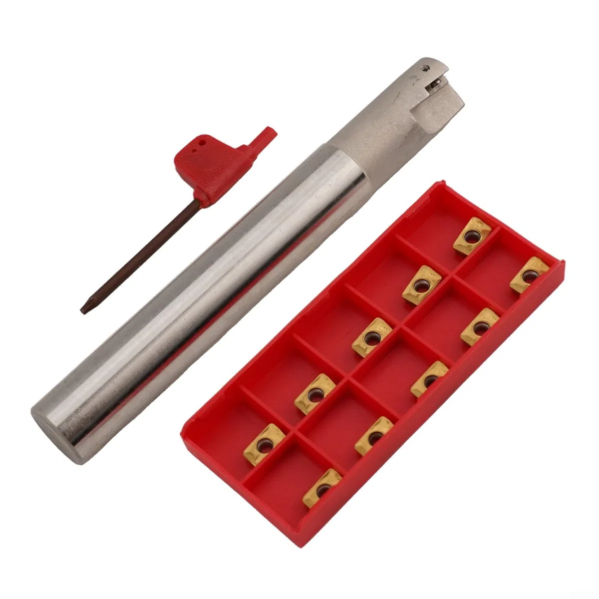 Fuerte resistencia, corte de alta velocidad, fresa BAP 300R C2020150 + 10 insertos APMT1135PDERDP